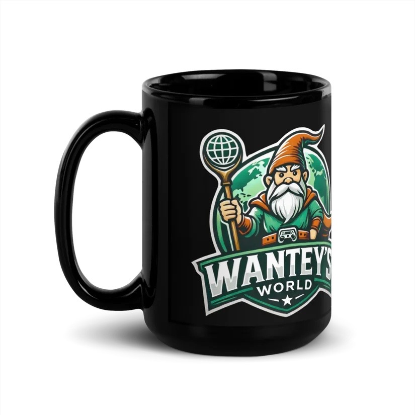 Wantey’s World Logo Coffee Cup